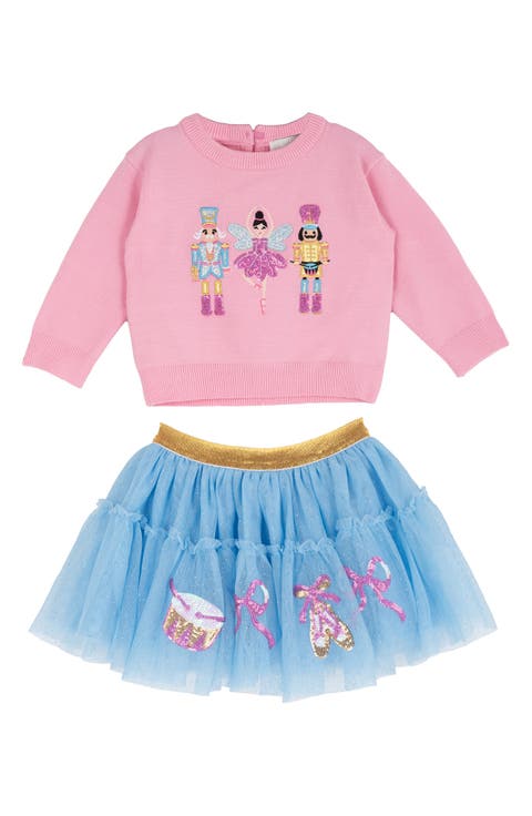Nutcracker Tutu Sweater & Skirt Set
