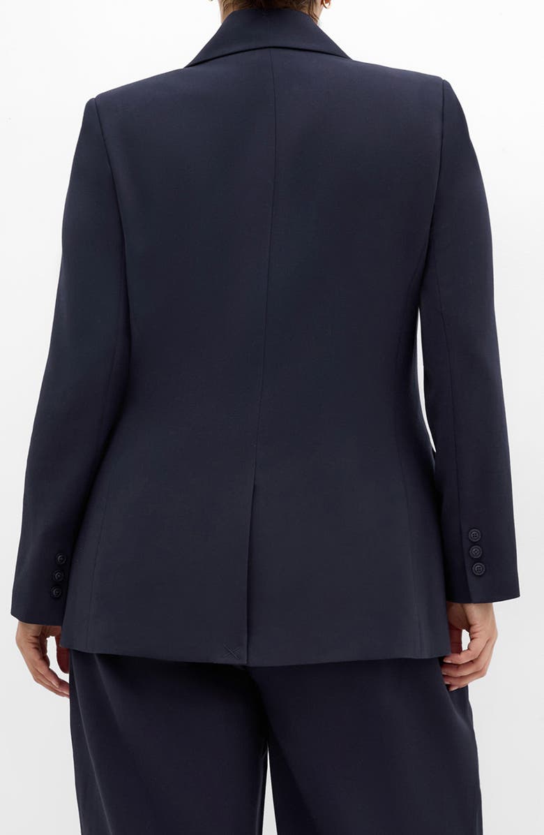 City Chic Tori Blazer, Alternate, color, Navy