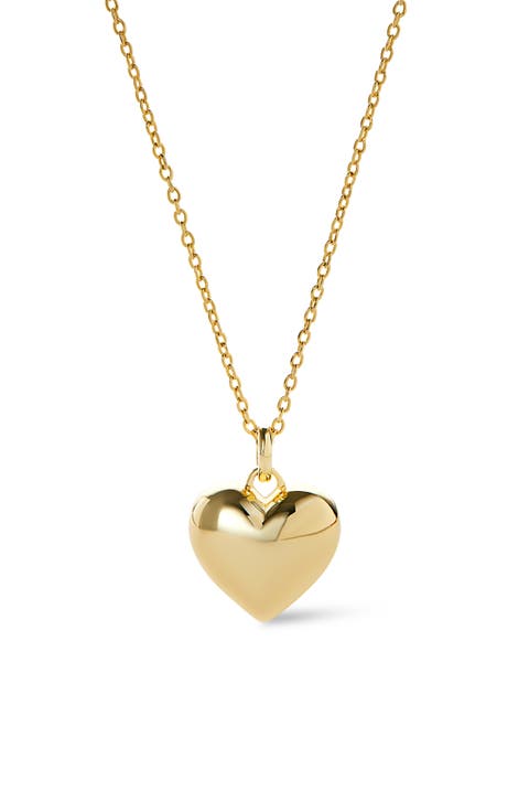 Gold Heart Necklace - Lev Small