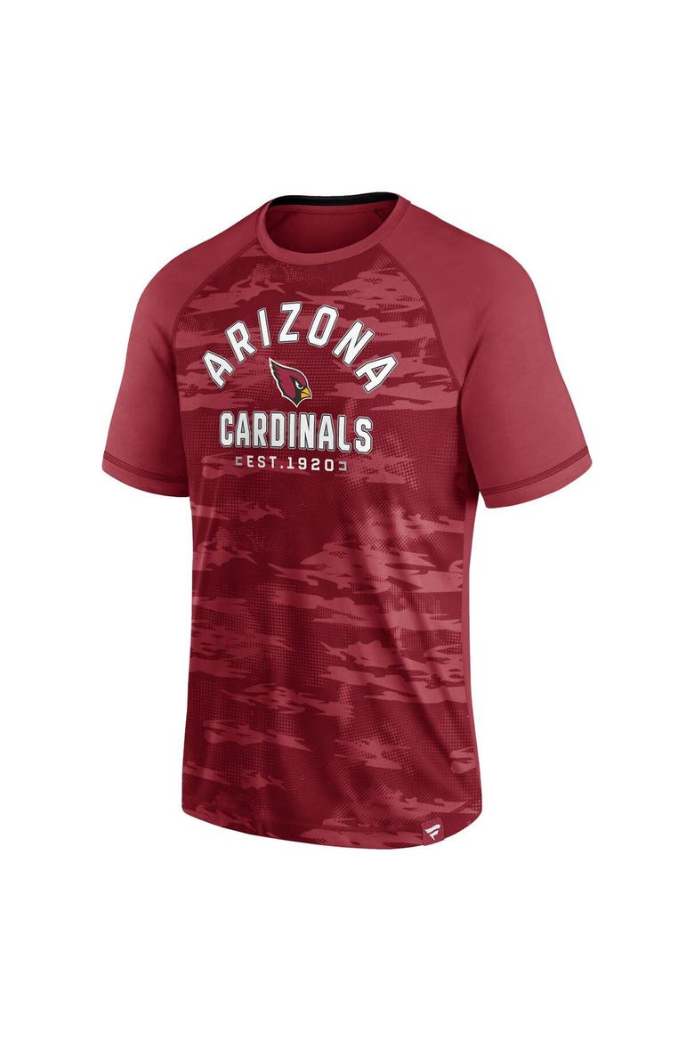 Men's Fanatics Branded Cardinal Arizona Cardinals Hail Mary Raglan T-Shirt, Alternate, color, Cardinal