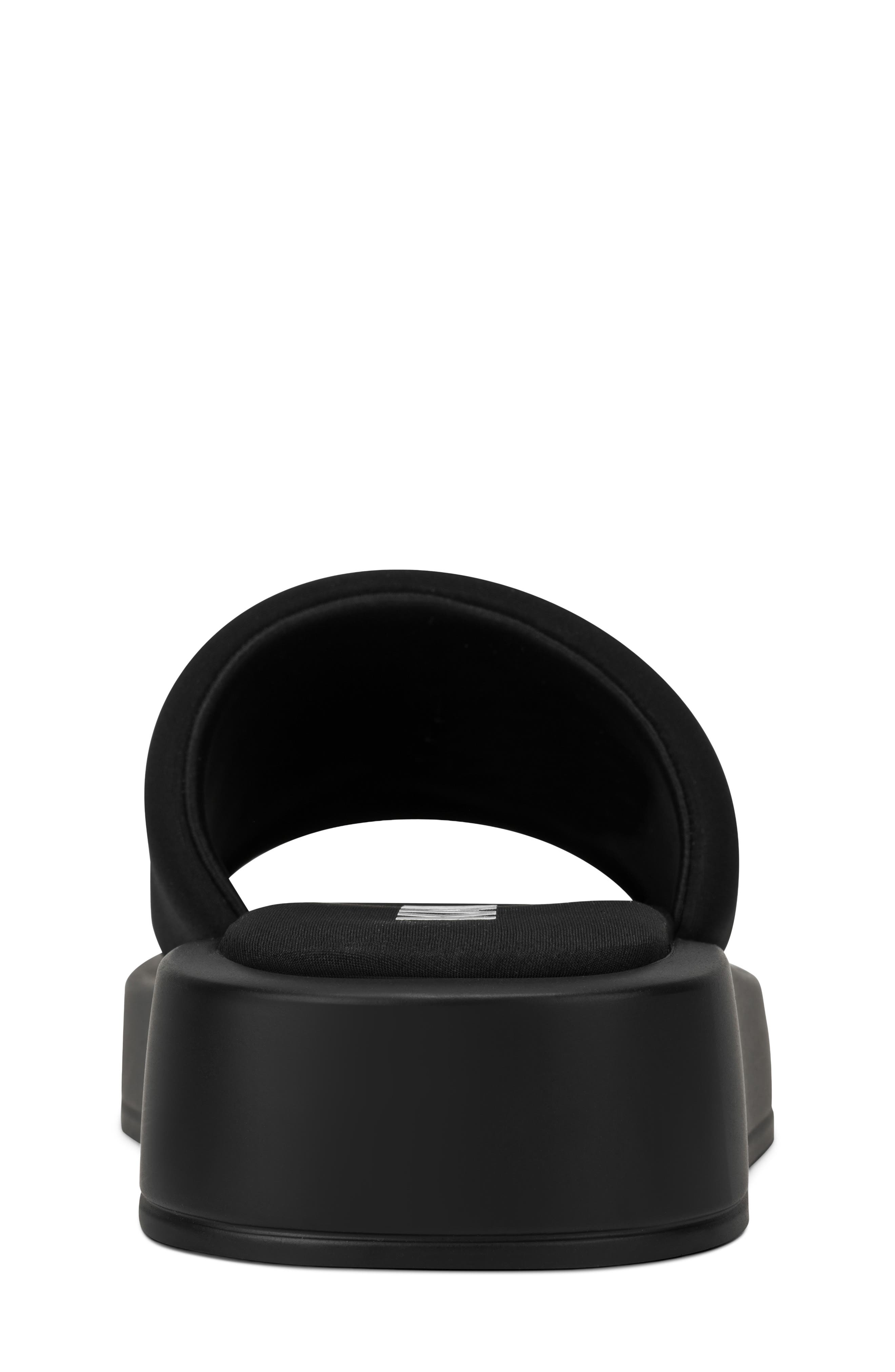 KARL LAGERFELD PARIS Opal Bonjour Platform Slide Sandal, Alternate, color, Black