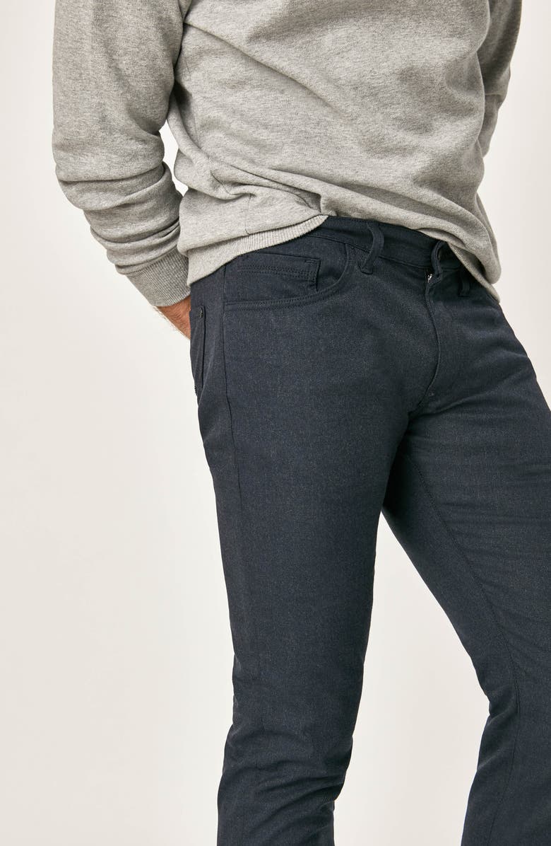 Mavi Jeans Marcus Slim Straight Leg Pants, Alternate, color, Navy Feather Tweed