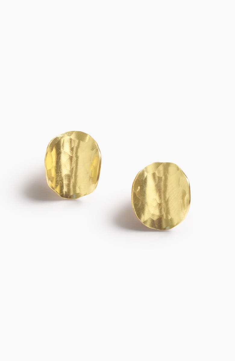 ABLE Luna Earrings Gold-filled, Main, color, Gold