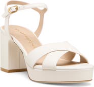 Stuart Weitzman Dayna Ankle Strap Platform Sandal