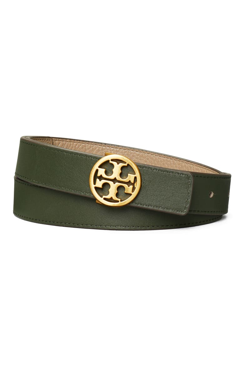 Reversible Leather Belt, Alternate, color, GRAY HERON / POBLANO / GOLD