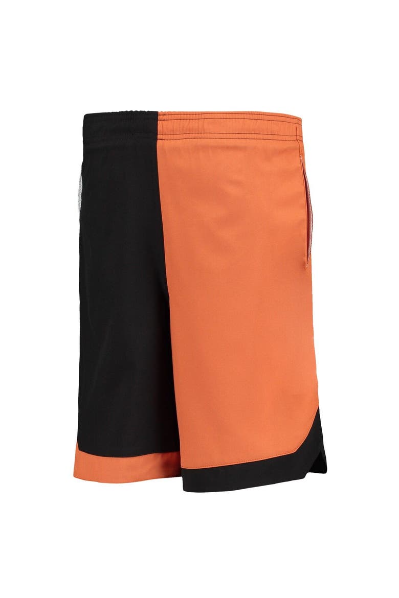 Youth Texas Orange/Black Texas Longhorns Conch Bay Swim Shorts, Alternate, color, Burnt Orange