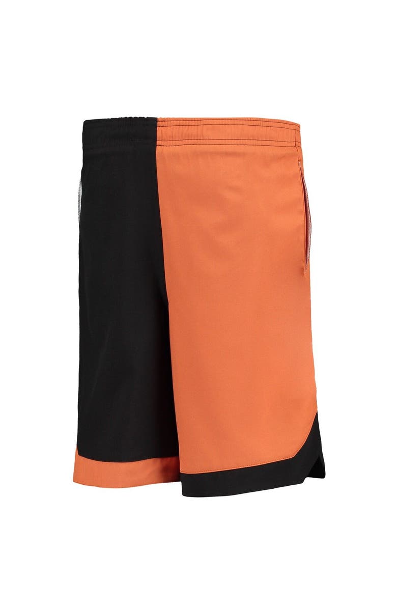 Outerstuff Youth Texas Orange/Black Texas Longhorns Conch Bay Swim Shorts, Alternate, color, Burnt Orange