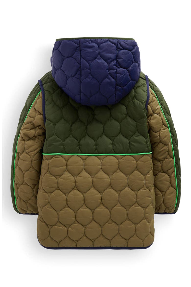 Kids' Onion Quilted Coat, Alternate, color, KHAKI