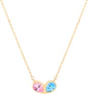GABI RIELLE Double Love Heart Necklace