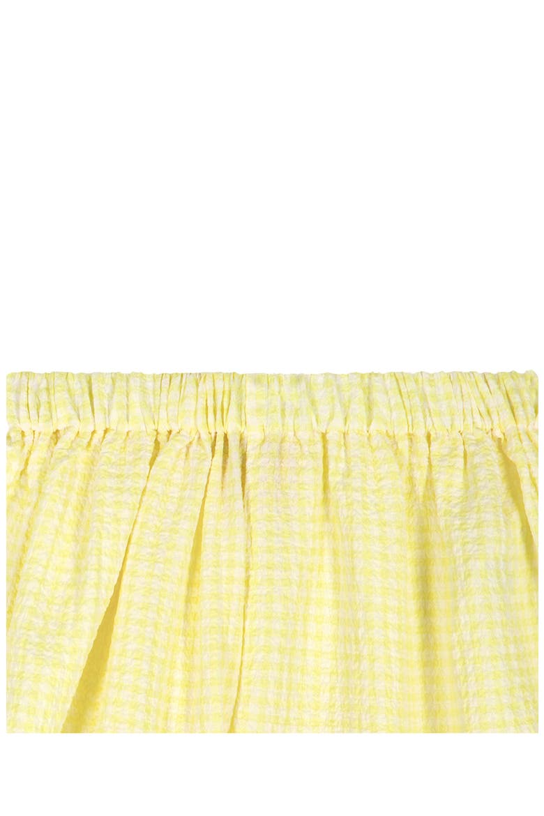 Kids' Lemon Embroidered T-Shirt & Skirt, Alternate, color, YELLOW/ WHITE