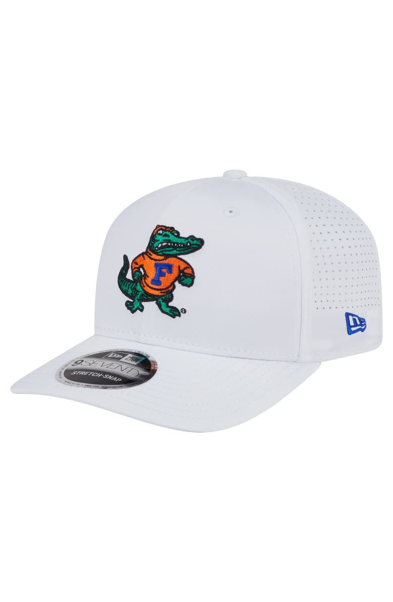 New Era Men's New Era White Florida Gators Perform Vault 9SEVENTY Stretch-Snap Hat, Main, color, 