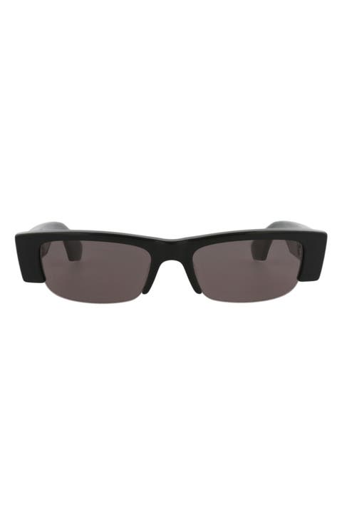 54mm Half Rim Sunglasses