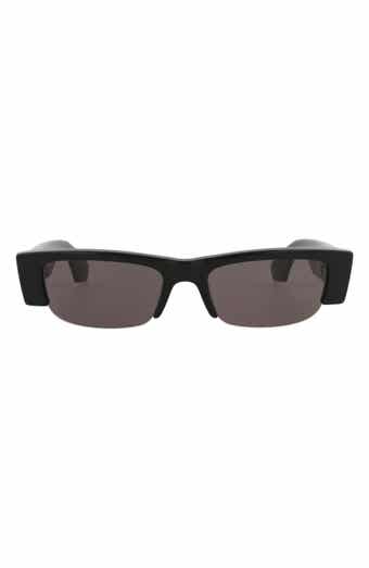 McQueen 54mm Half Rim Sunglasses