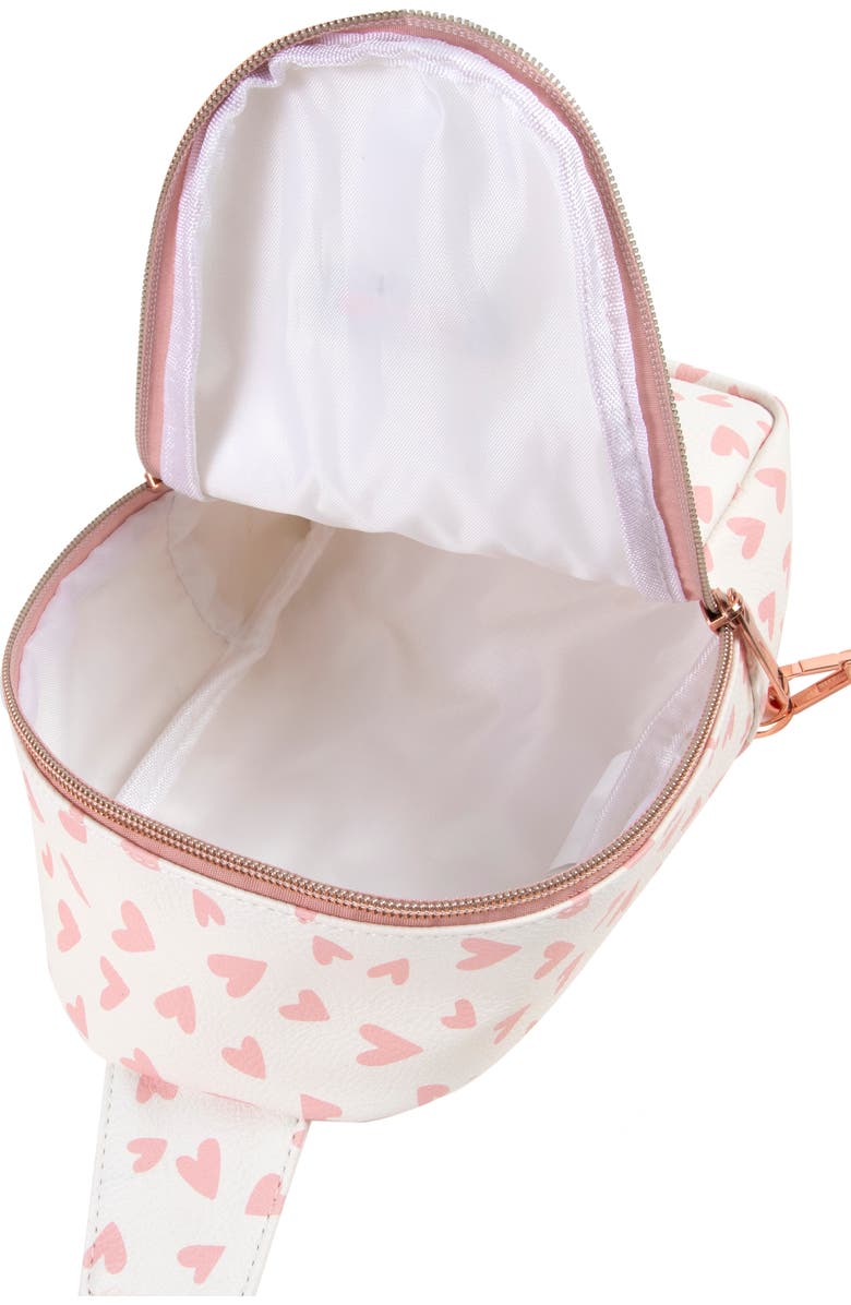 Jessica Simpson Kids' Heart Sling Crossbody Bag, Alternate, color,