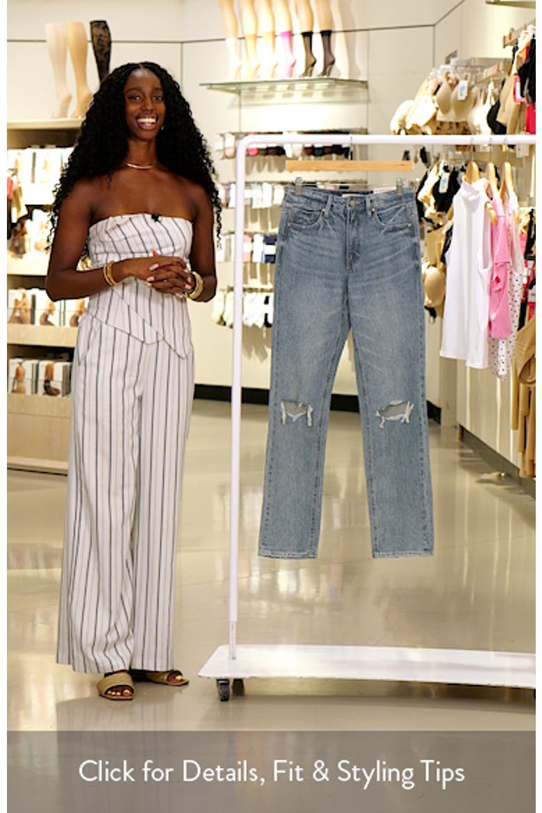 Willa Ripped High Waist Straight Leg Jeans video