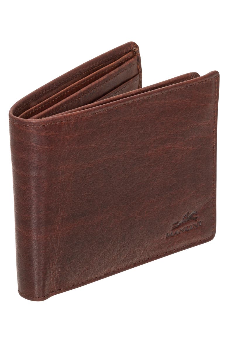 Buffalo RFID Center Wing Wallet, Alternate, color, BROWN