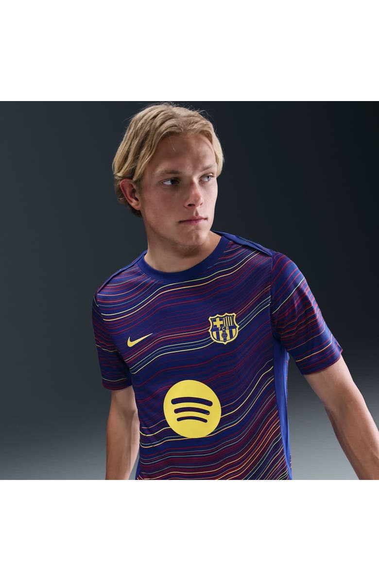 Nike Men's Nike Navy Barcelona Home 2025/26 Academy Pro Pre-Match Top, Alternate, color, Navy