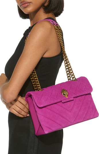 Kensington Suede Convertible Shoulder Bag