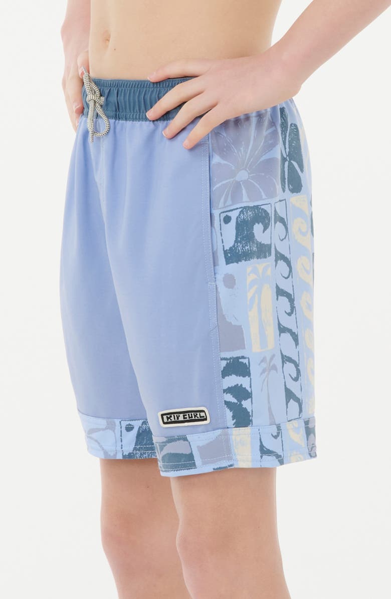 Rip Curl Kids' Volley Swim Trunks, Alternate, color, Spray Blue