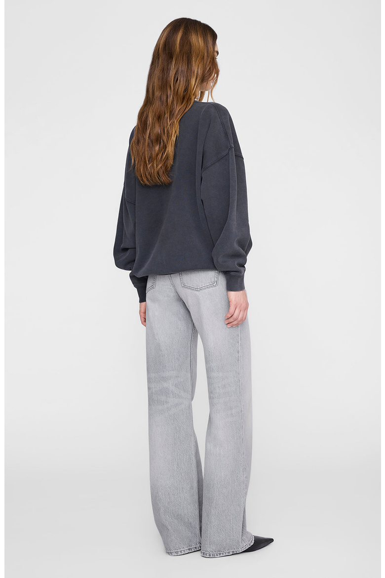 Miles New Classic Sweatshirt, Alternate, color, Washed Black