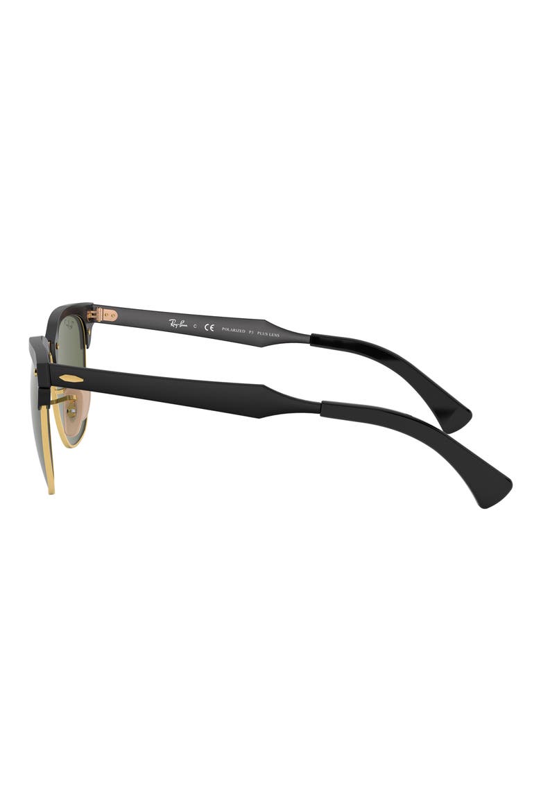Clubmaster 51mm Square Sunglasses, Alternate, color, POL GREEN