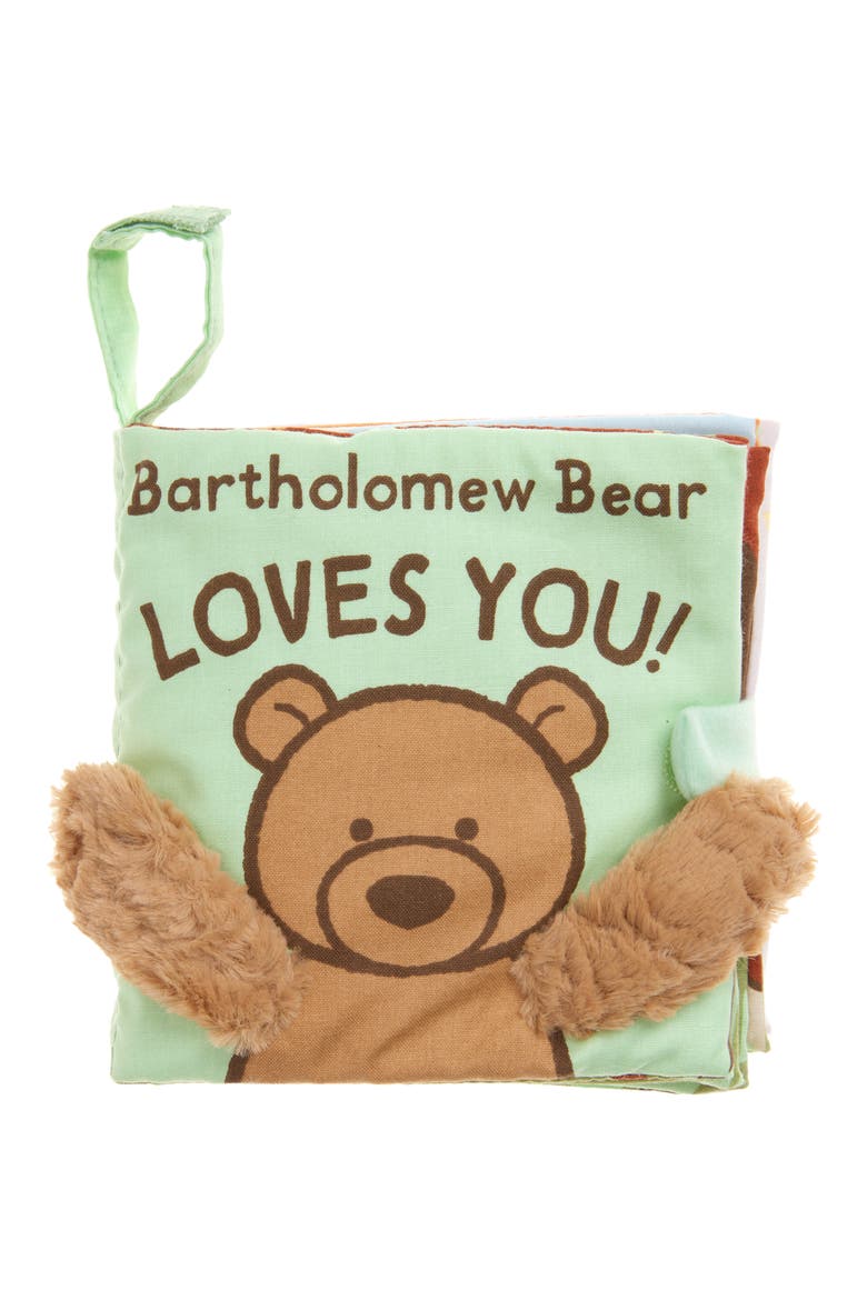 'Bartholomew Bear Loves You!' Cloth Book, Main, color, MULTI