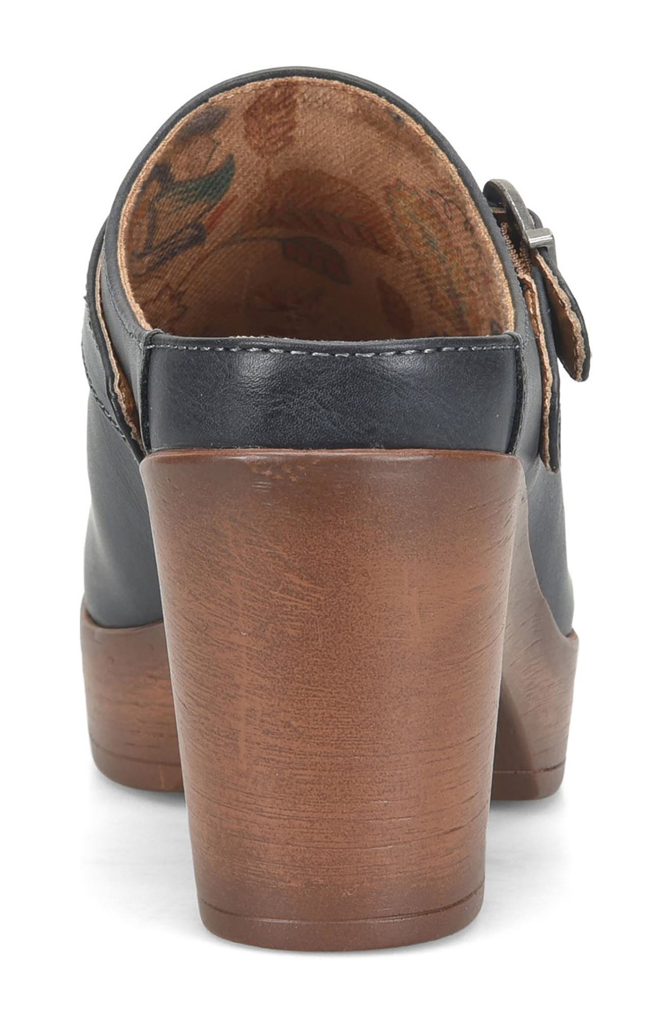 Adel Clog Heel, Alternate, color, NAVY