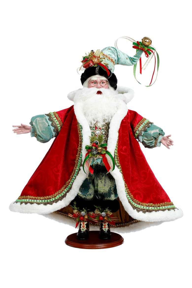 Yuletide Santa, Main, color, Red