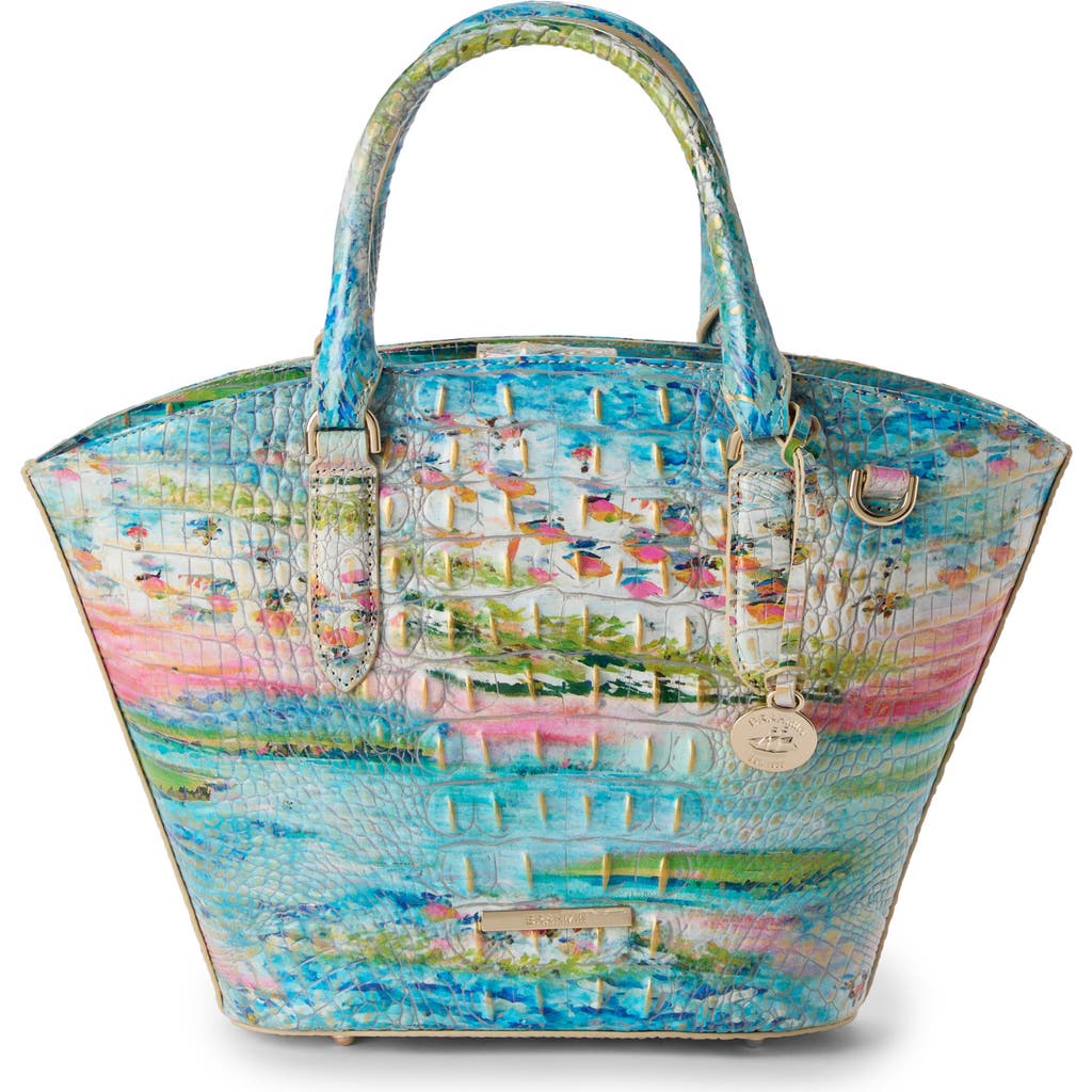 Brahmin Jenny Medium Melbourne Leather Satchel In Staycation