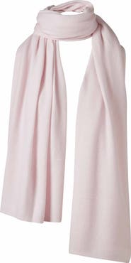 Kinross Cashmere Garter Trim Travel Wrap