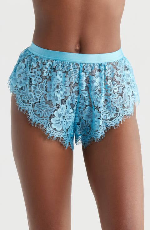 Embroidered Lace Tap Boyshorts