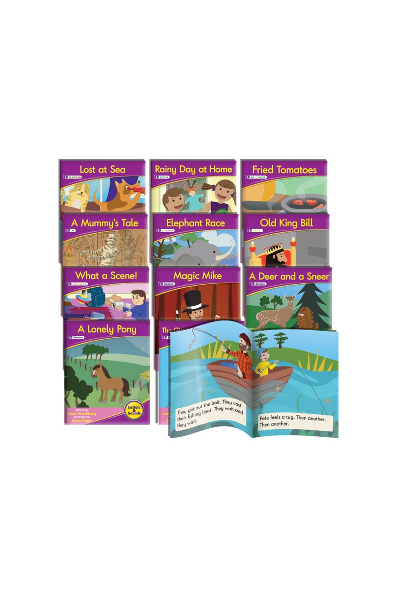 Vowel Sounds Readers Fiction Learning Set, Main, color, Multicolored