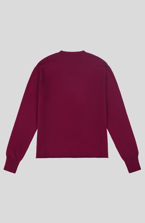 All My Love Abby Sweater In Cranberry
