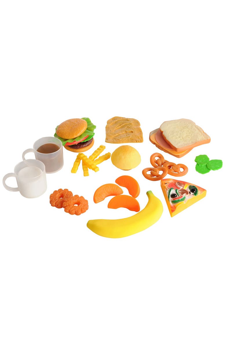 Life-Size Pretend Play Breakfast, Lunch and Dinner Meal Sets, Alternate, color, Multicolored