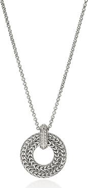 John Hardy Icon Link Pavé Diamond Pendant Necklace