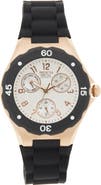 INVICTA Angel Lady Silicone Strap Watch, 38mm
