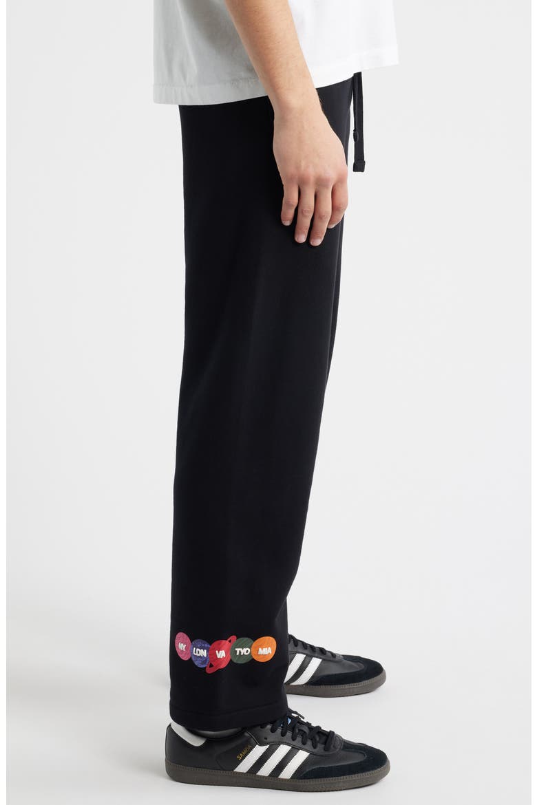 BB Script Sweatpants, Alternate, color, BLACK