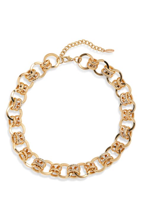 Circle Chain Link Necklace