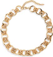 Tasha Circle Chain Link Necklace