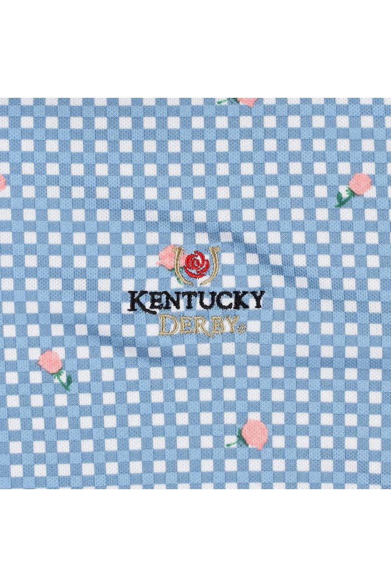 Men's Puma Blue Kentucky Derby Kentucky Derby Pique Gingham Polo, Alternate, color, Blue