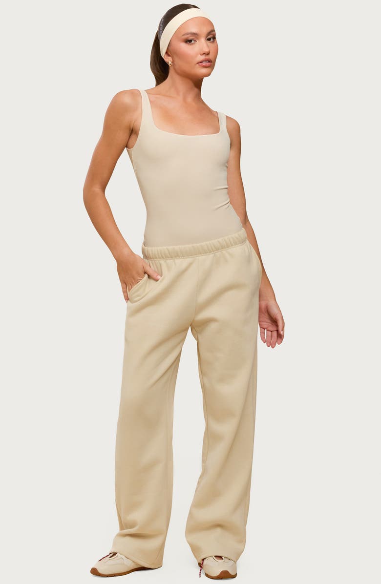 EDIKTED Liona Square Neck Bodysuit, Alternate, color,