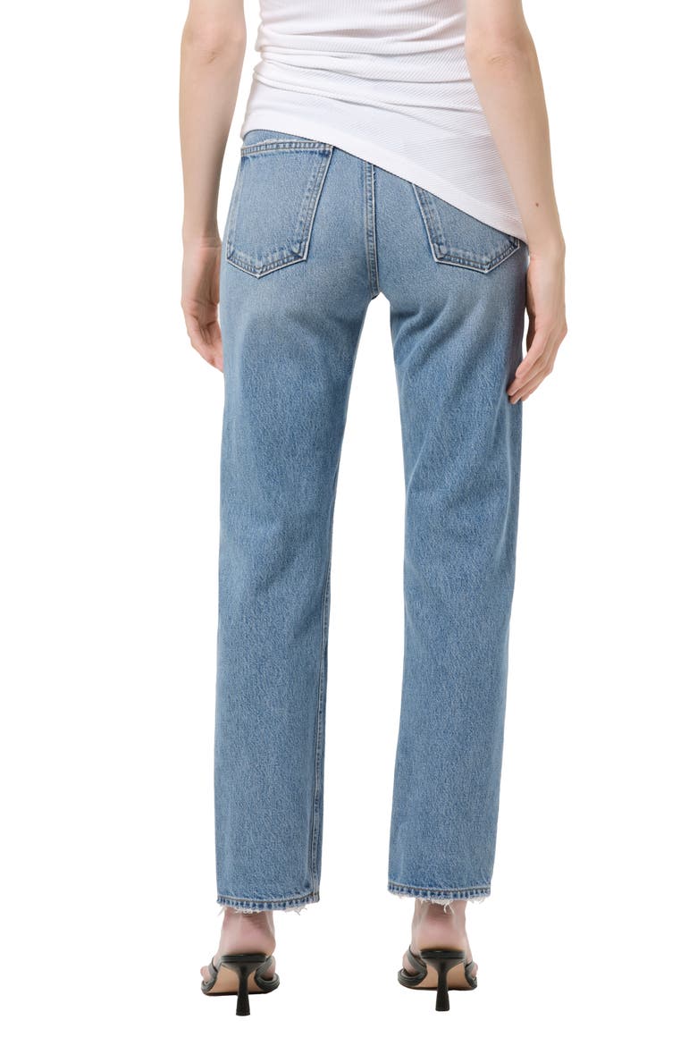 '90s Pinch Waist High Waist Straight Leg Jeans, Alternate, color, STAGE