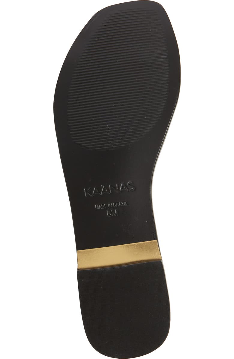 Kaanas Paloma Ankle Tie Flat Sandal, Alternate, color,