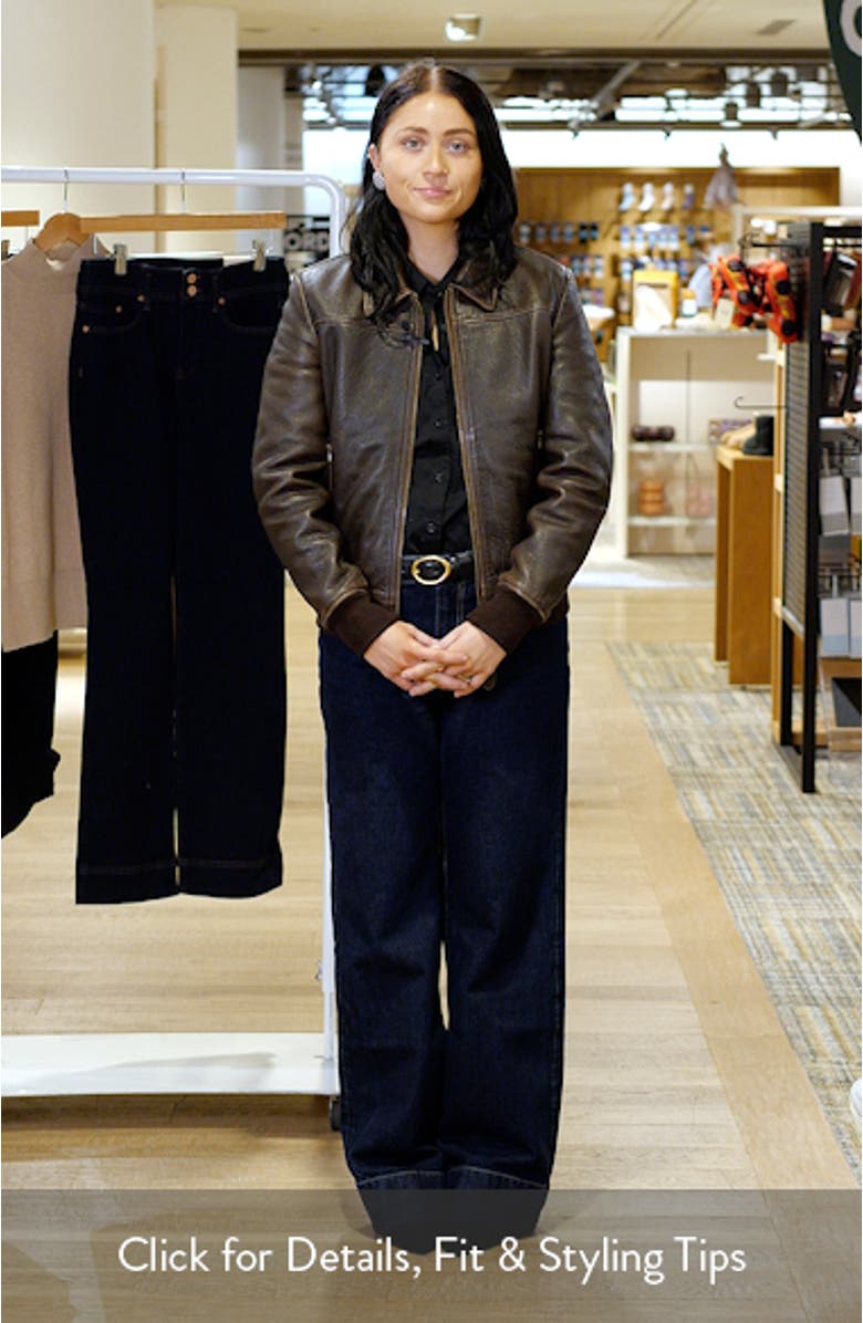 Leather Flight Jacket, sales video thumbnail