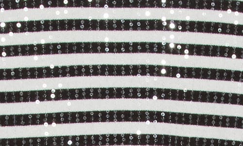 Sanctuary Sequins Short Sleeve Knit Sweater In Multi