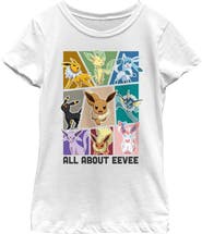 POKEMON Girl's Pokemon All About Eevee Eeveeloution Graphic T-Shirt