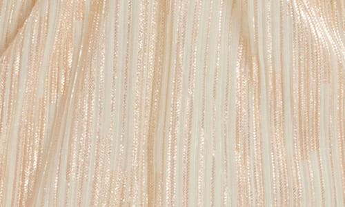Jewel Badgley Mischka Knot Front Sleeveless Gown In Copper