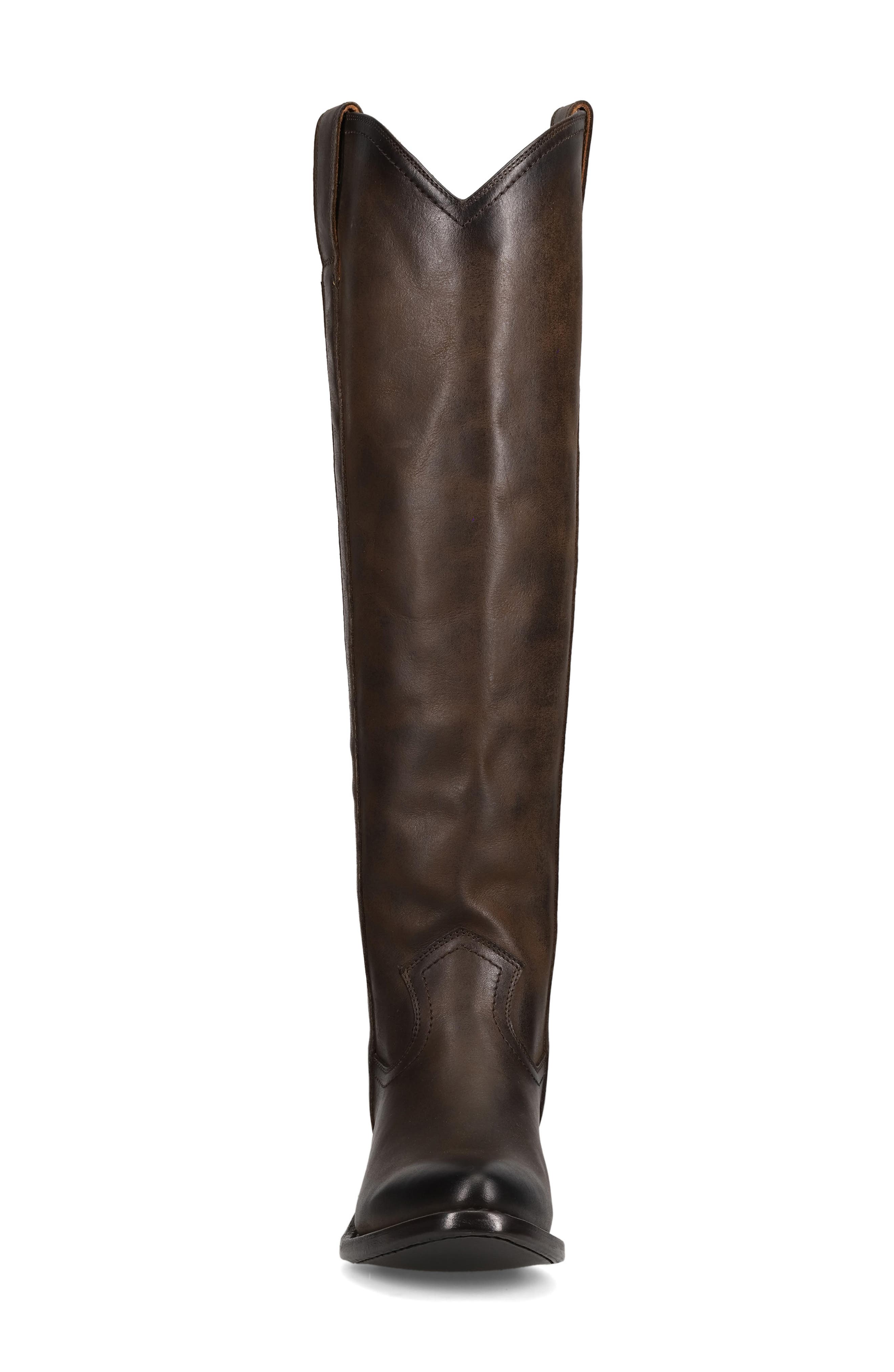 Billy Softy Tall Western Boot, Alternate, color, BROWN