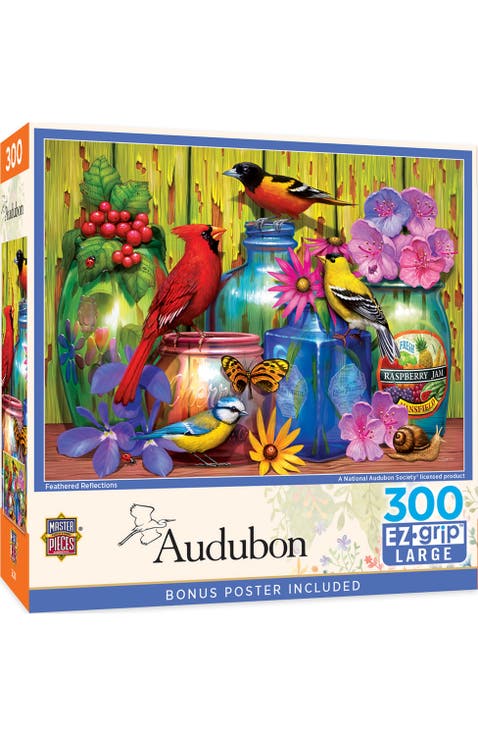 Feathered Reflections 300 Piece Puzzle