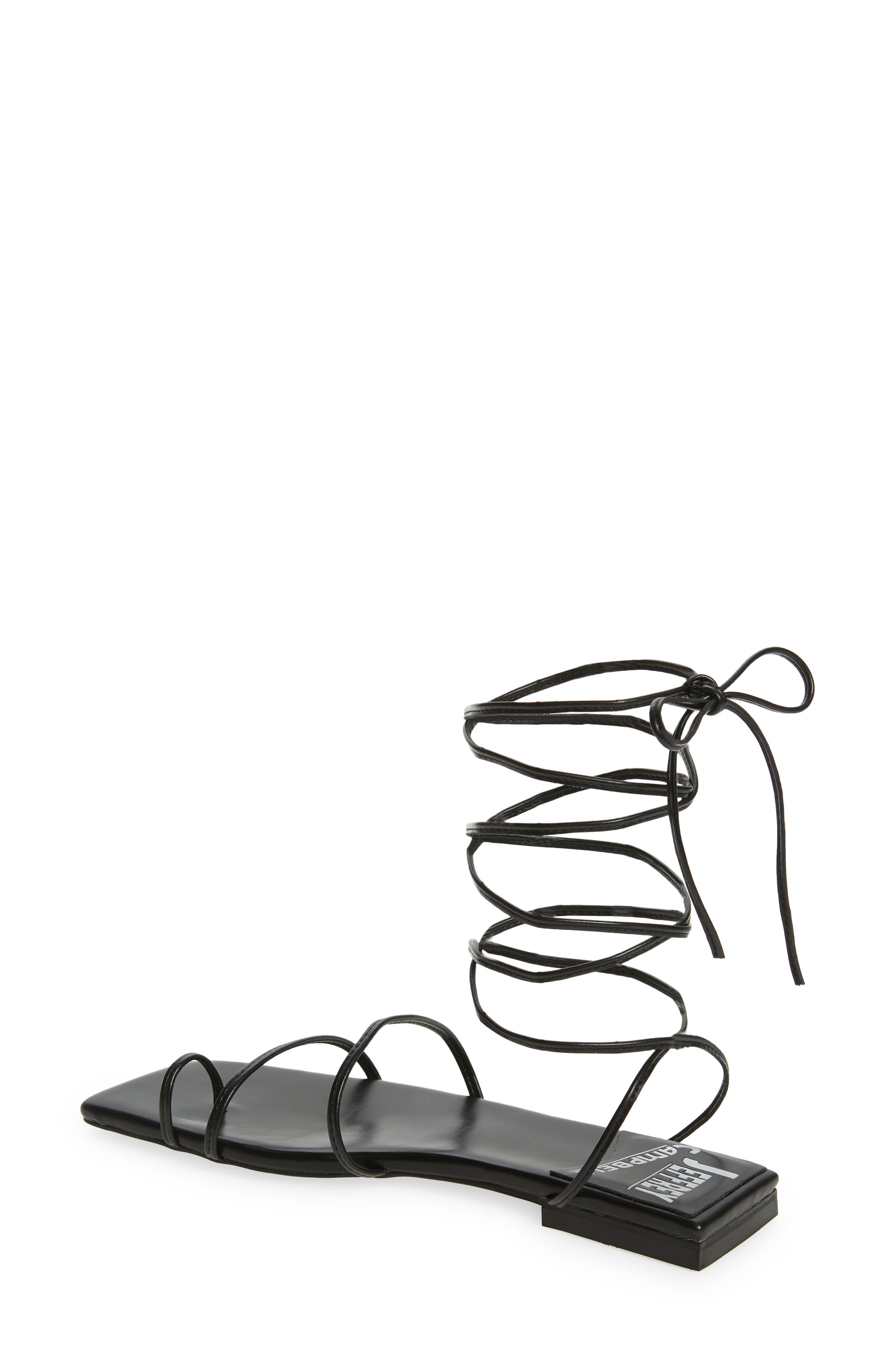 Jeffrey Campbell Primma Lace-Up Sandal, Alternate, color, 